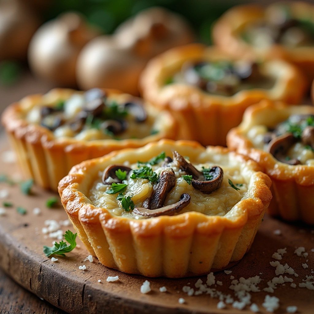 Delicious Creamy Mushroom Tartlets – A Perfect Bite-Sized Snack