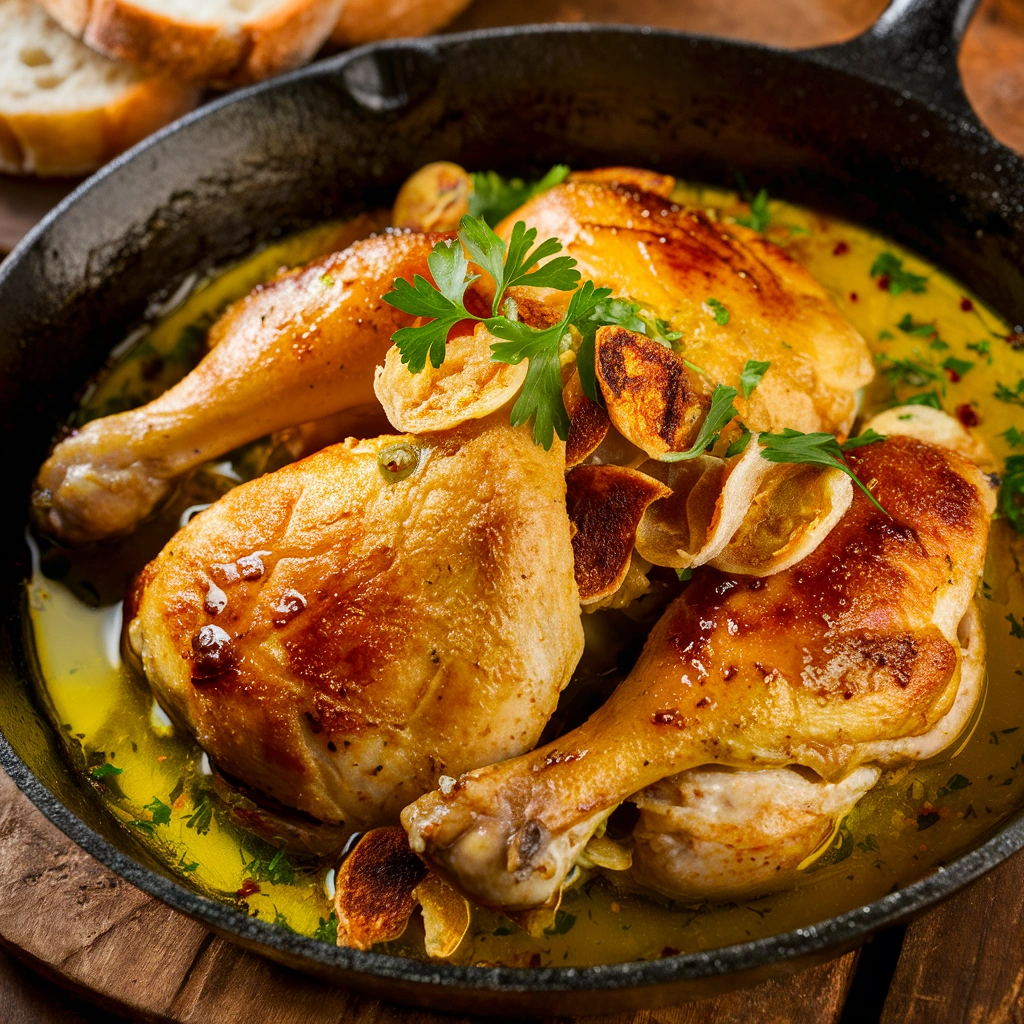 Traditional Spanish Garlic Chicken – Pollo al Ajillo Recipe