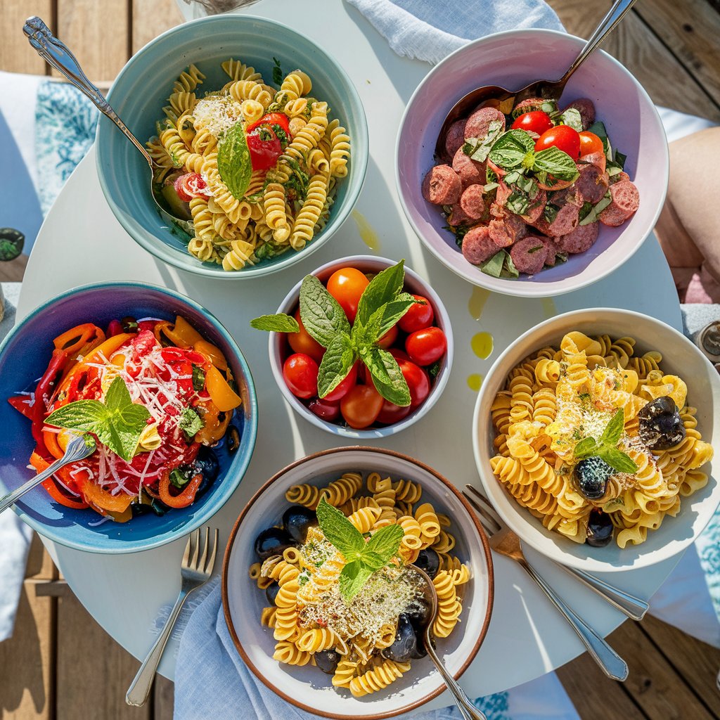 Cold Pasta Salad Summer