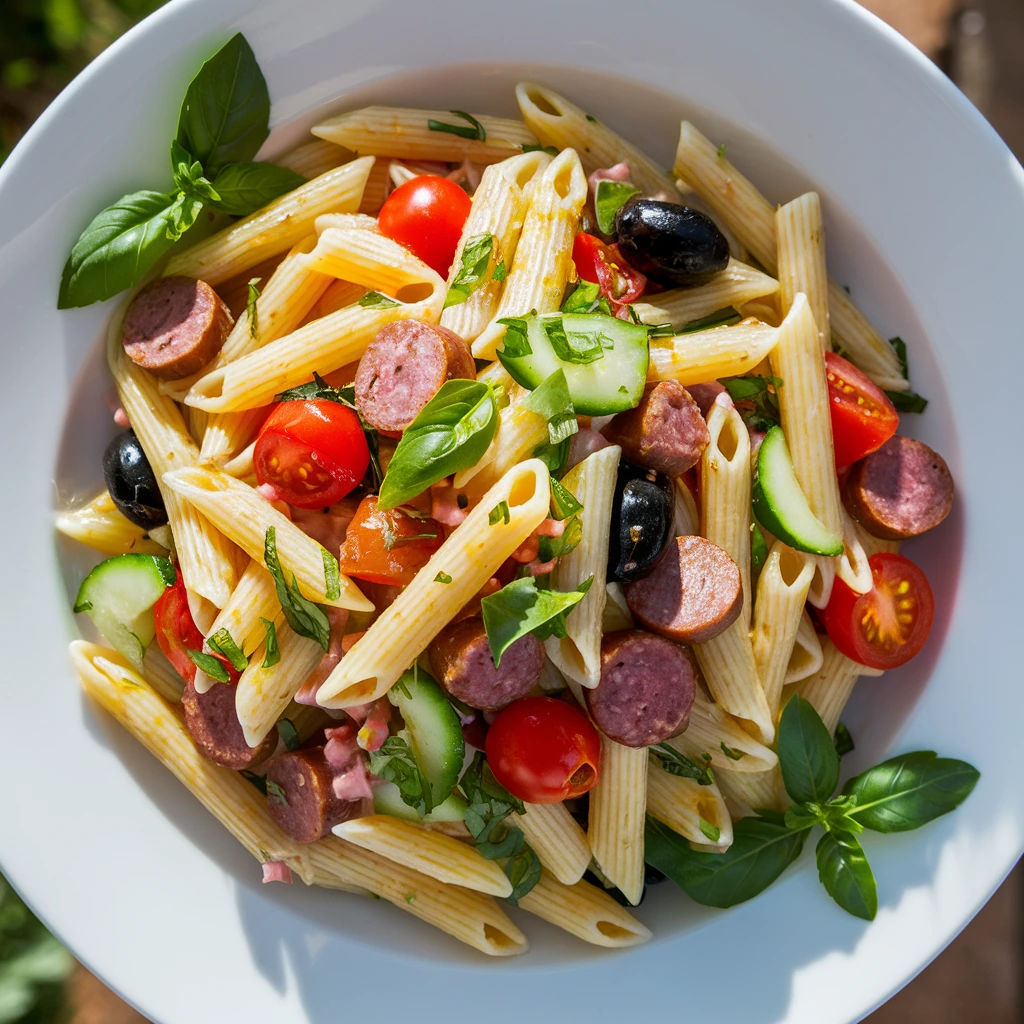 cold pasta summer sausage recipe