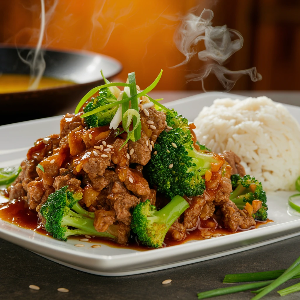 Ground Beef and Broccoli Stir Fry