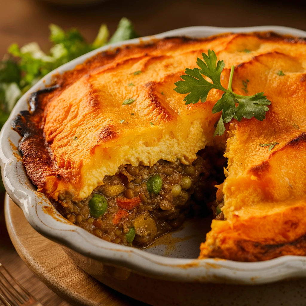 Sweet Potato & Lentil Shepherd’s Pie